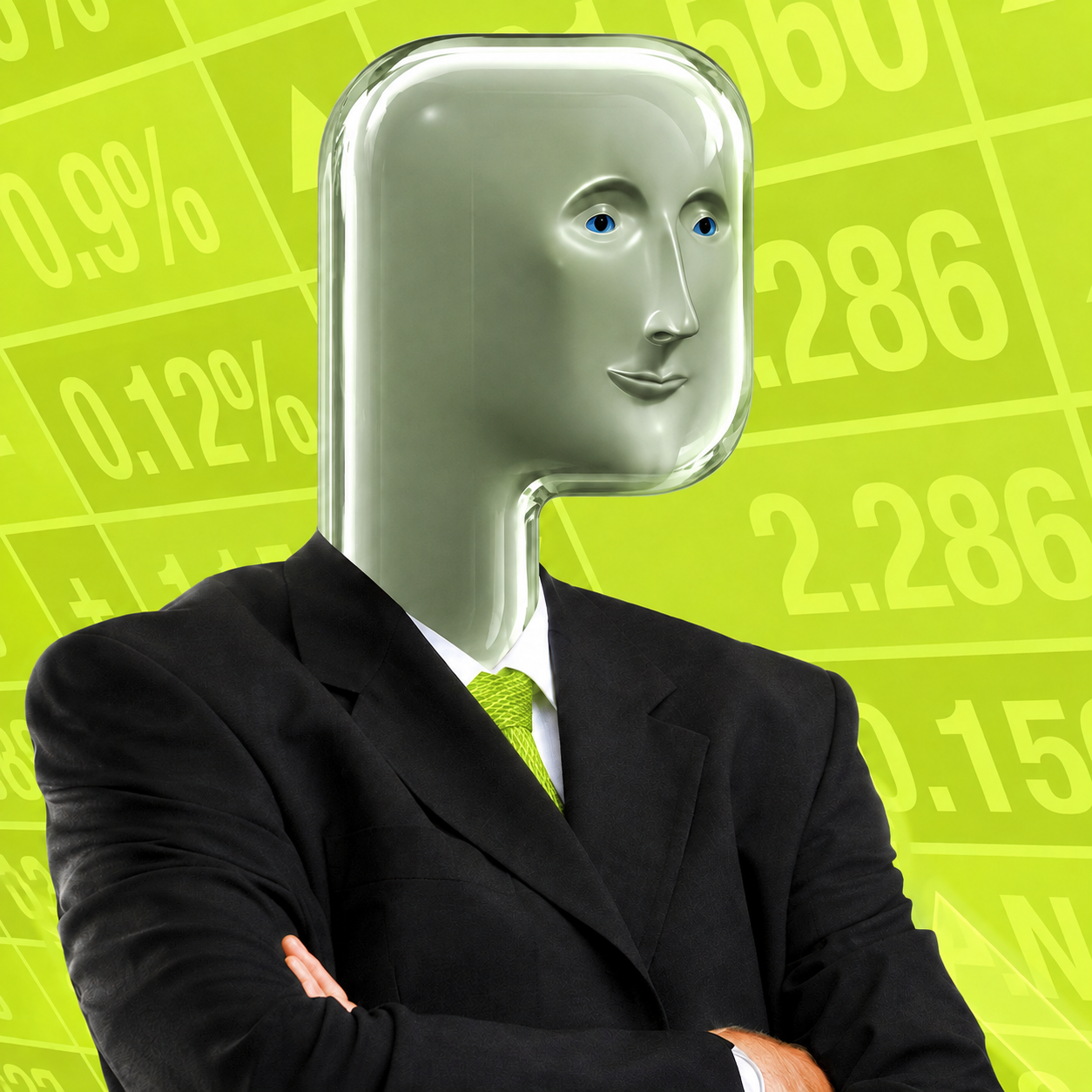 Stonks Pons mascot